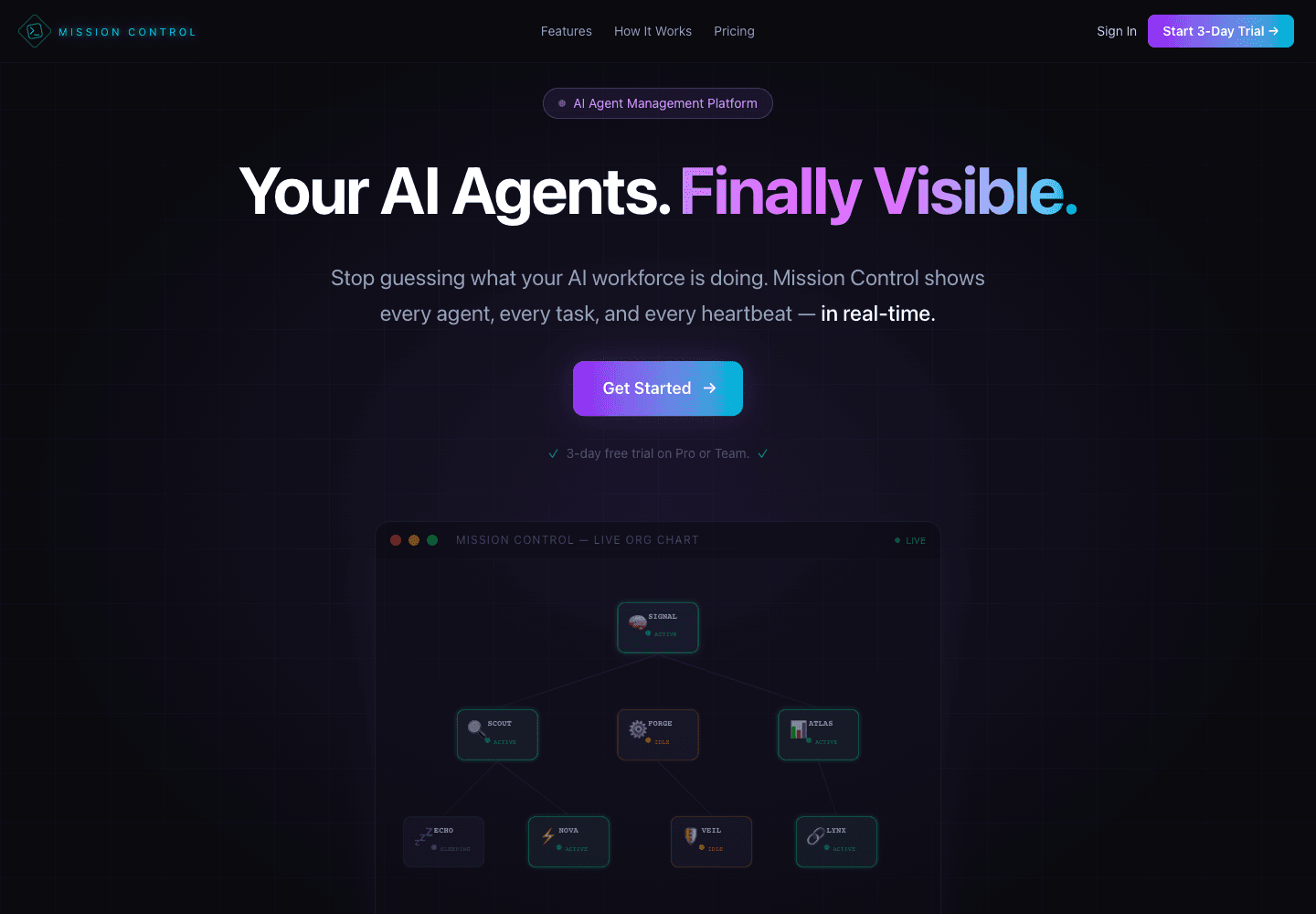 AgentCMD website screenshot